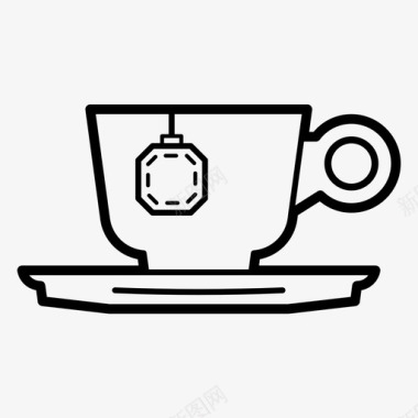 茶杯海报设计采购产品茶饮料茶包图标图标