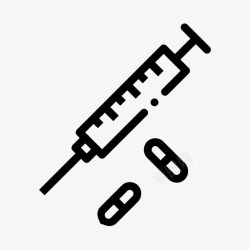 类固醇药物激素注射剂图标高清图片