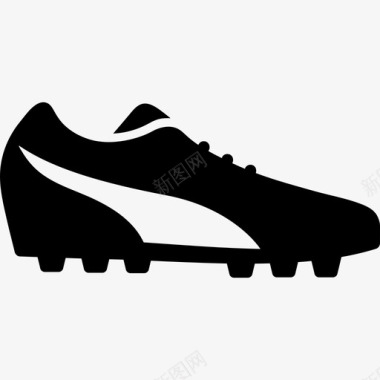 踢足球足球运动员跑步运动鞋运动鞋踢足球图标图标