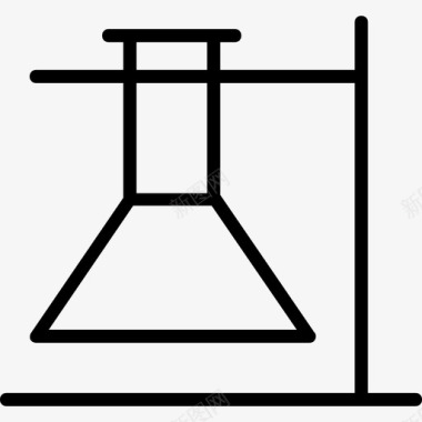 实验室实验锥形瓶烧瓶架图标图标