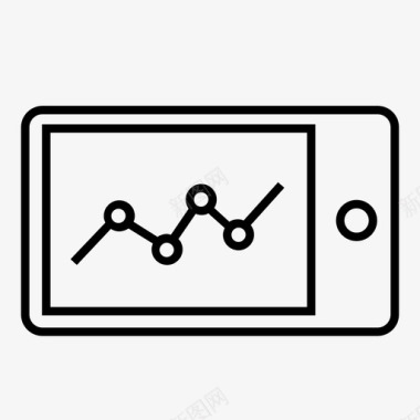 创意图表信息移动基金图表信息图标图标