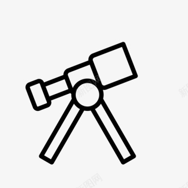 望远镜望远镜实验室透镜图标图标
