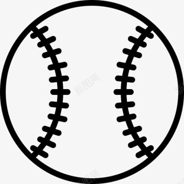 质感球棒球美国运动游戏图标图标