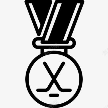 曲棍球奖章运动斯坦利杯图标图标