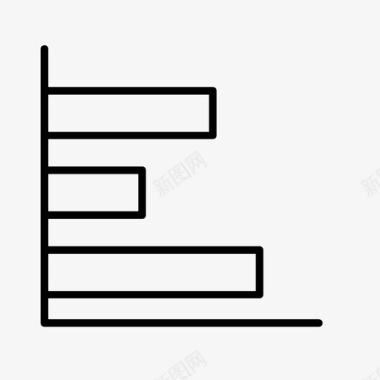 条形素材条形图图表数学图标图标