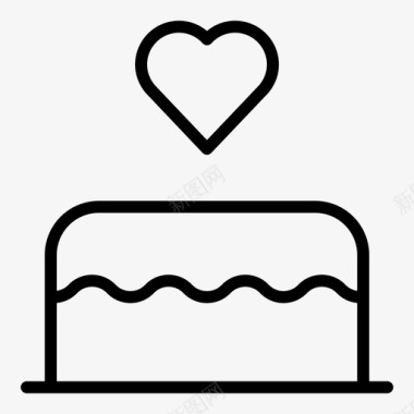 蛋糕甜点心图标图标