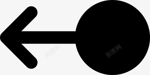 向左旋转向左拖动对象箭头方向图标图标