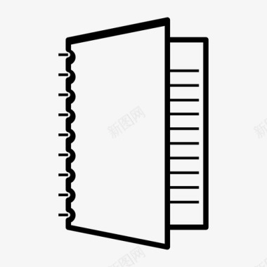 笔记本联系人列表记事本图标图标