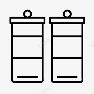 存储容器食品容器食品罐图标图标