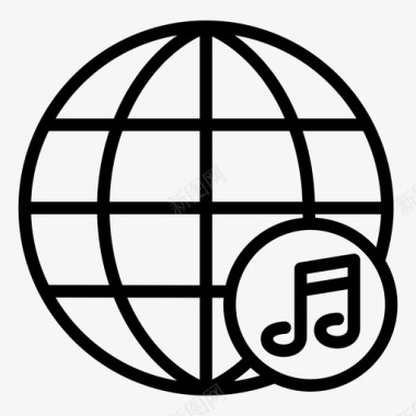 全球音乐全球世界全球图标图标