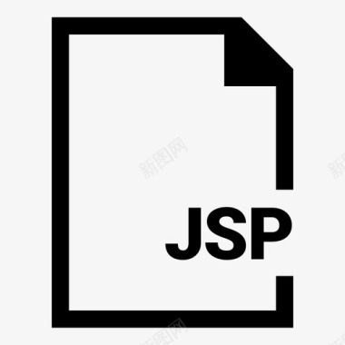 页面jsp文档扩展名图标图标