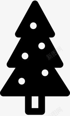 灯指标圣诞树装饰品节日图标图标