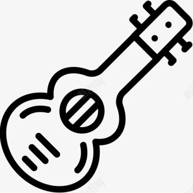 吉他音频音乐图标图标