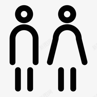 男女性别标志图标图标
