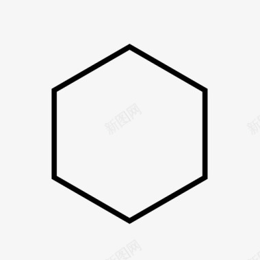 六边形几何多边形图标图标