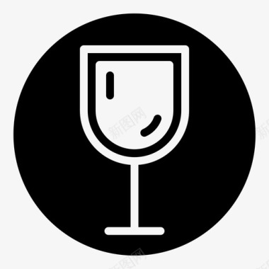 酒酒杯酒饮料图标图标