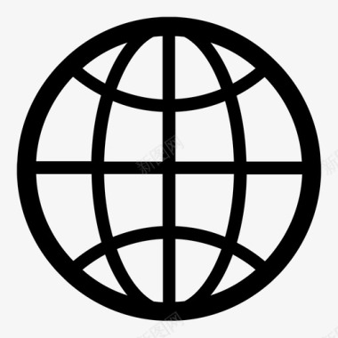 全球地球全球定位系统图标图标