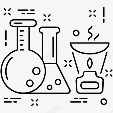 实验室实验烧瓶化学烧瓶化学图标图标