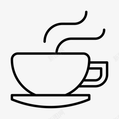 马克杯咖啡杯子图标图标