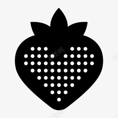 采购产品草莓食品水果图标图标