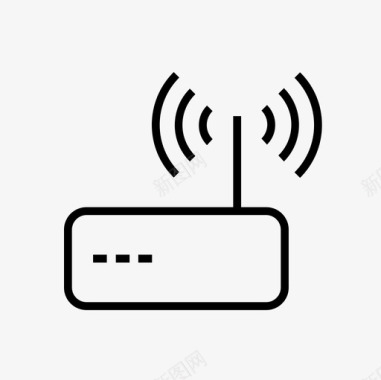 wifi互联网调制解调器互联网路由器图标图标