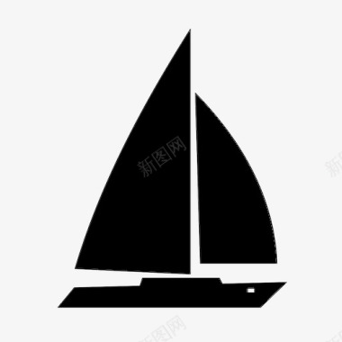 帆船古典大海图标图标