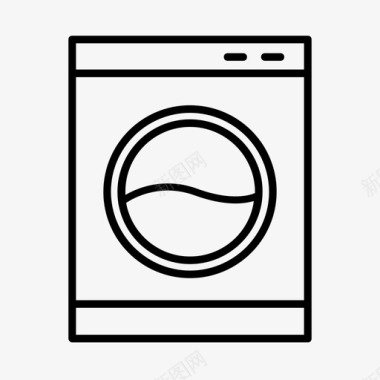 洗衣机电器清洁用品图标图标