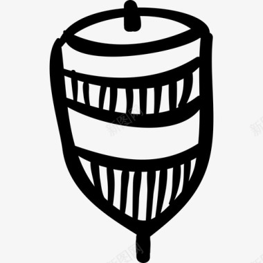 向左旋转旋转玩具玩具手绘玩具图标图标