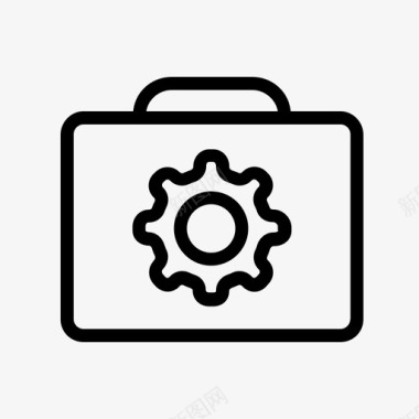 商务服务装备行李箱图标图标