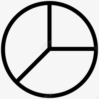 圆形火焰图标饼图圆形图图表图标图标