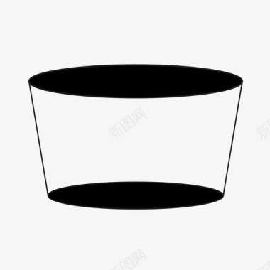 花瓶碗树图标图标