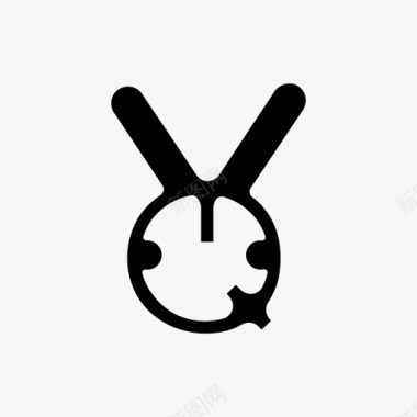 兔子烟图标图标