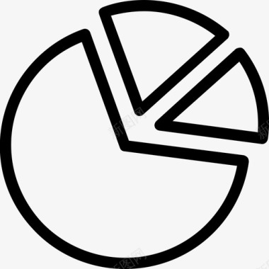 圆形火焰图标饼图圆形图图表图标图标