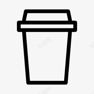 热杯咖啡休息热饮图标图标