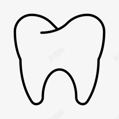 小牙齿牙齿牙医口腔科图标图标