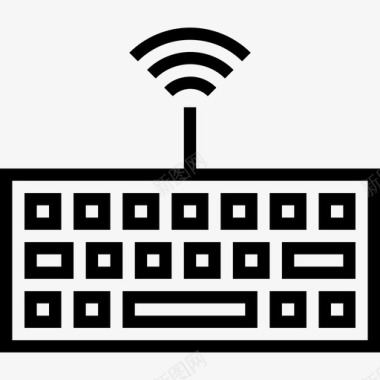键盘教学键盘电脑部件输入设备图标图标