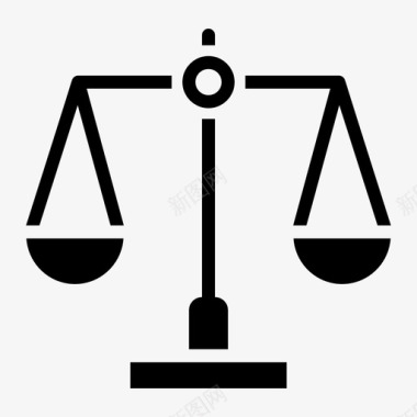 正义石狮子正义平衡法庭图标图标