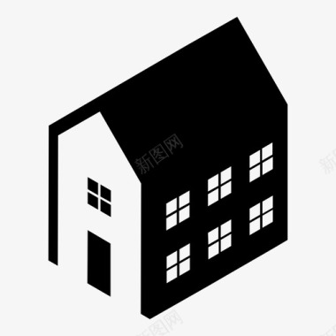 房子房子建筑图标图标