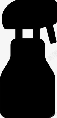 喷雾瓶清洁剂消毒剂图标图标