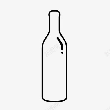 酒酒瓶酒喝酒图标图标