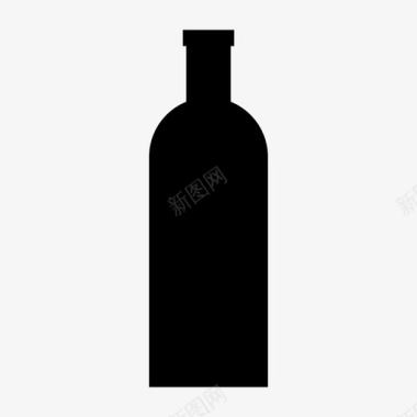 酒瓶饮料食品和饮料图标图标