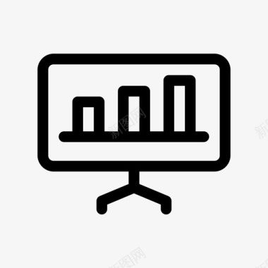 图形演示业务投影仪图标图标