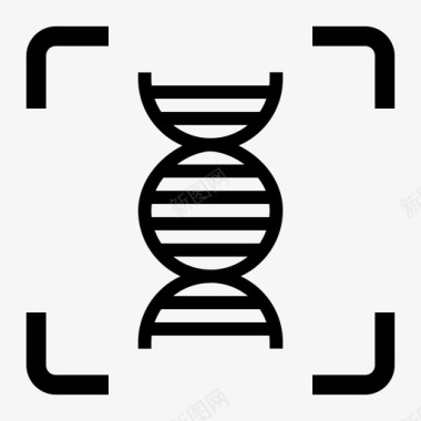 DNAdna测试犯罪法医学图标图标