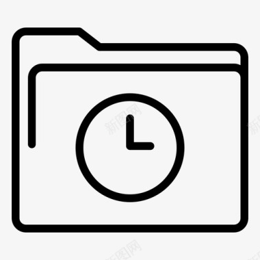 加载文件夹时间表图标图标