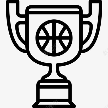 篮球奖杯最佳运动图标图标