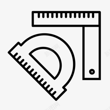 建筑木工木工工具建筑工建筑图标图标