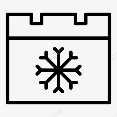 冬历圣诞节雪天图标图标