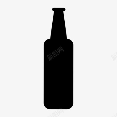 啤酒瓶饮料食品和饮料图标图标