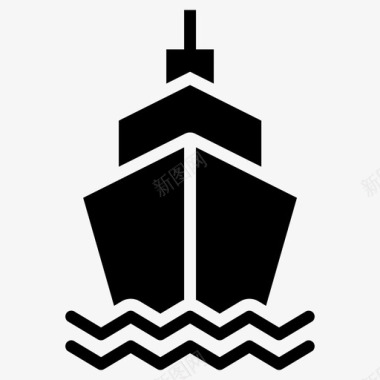 船海航海和海洋雕文图标图标