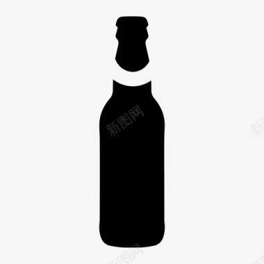 啤酒啤酒瓶酒精没有标签图标图标